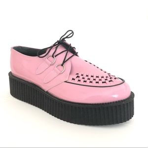 TUK Pink Patent 2” Creepers